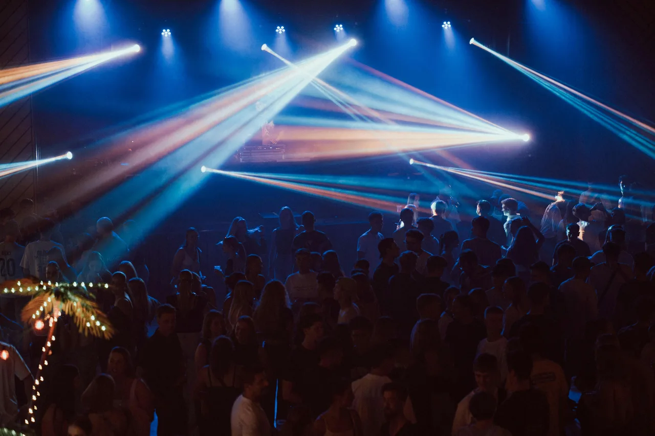 Guests dancing at a corporate holiday party in San Francisco